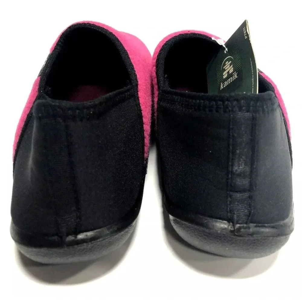 Kamik Big Kids’ Cozytime, Pink Slippers, Girls’ Size 6M.